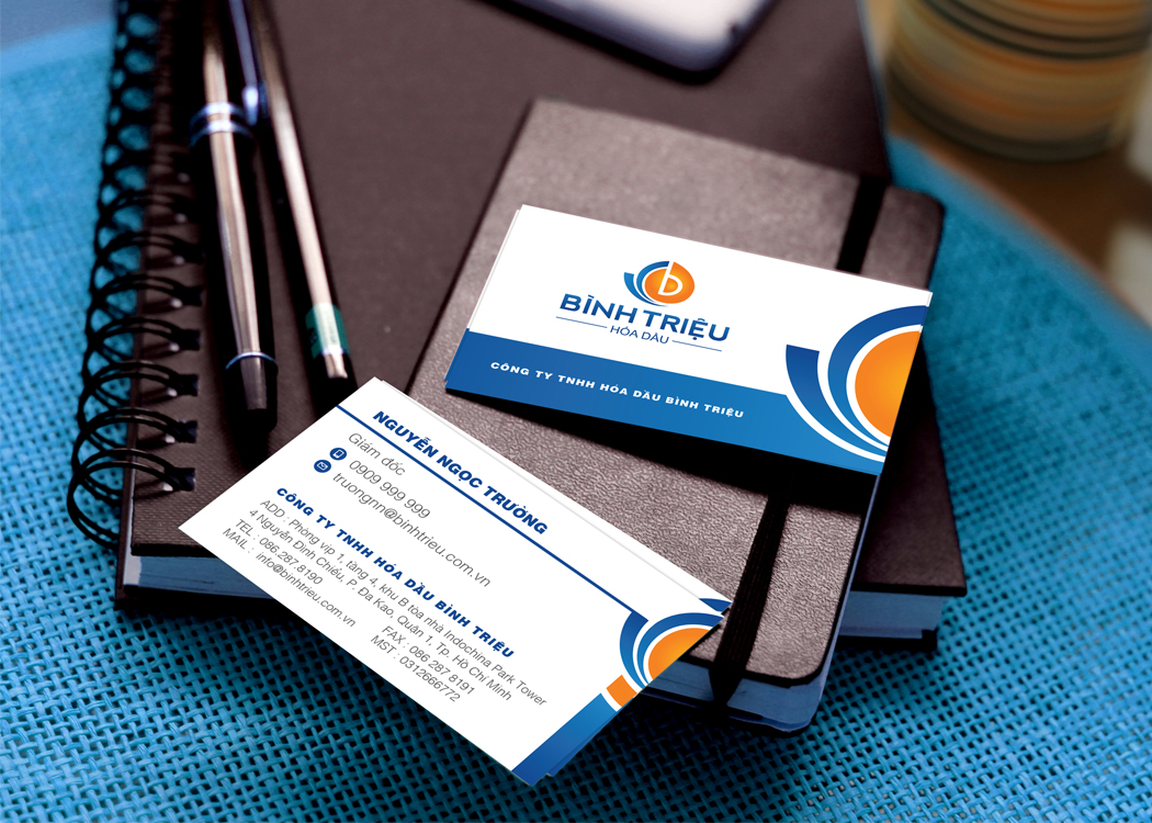 BÌNH TRIỆU - Thiết kế logo và hệ thống nhận diện thương hiệu công ty hoá dầu Bình Triệu